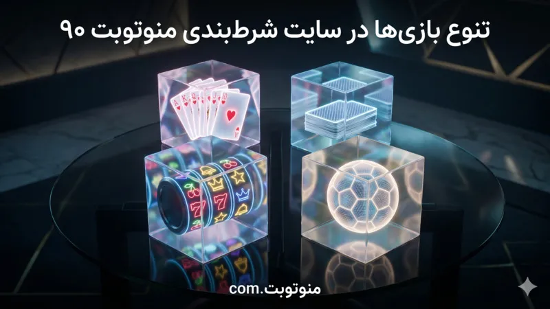 تنوع بازی‌ ها در سایت شرط‌ بندی منوتوبت 90